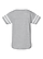 Infant Football Bodysuit Vintage Heather/Blended White Ghosted Back View