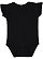Infant Flutter Sleeve Bodysuit Black 1
