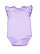Infant Flutter Sleeve Bodysuit Lavender 1 BACK