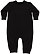 Infant Fleece One Piece Black 1