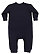 Infant Fleece One Piece Navy 1 Back