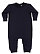 Infant Fleece One Piece Navy 1 Open