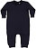 Infant Fleece One Piece Navy 1
