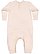 Infant Fleece One Piece Natural Heather 1 Back