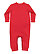 Infant Fleece One Piece Red 1 Back