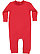 Infant Fleece One Piece Red 1