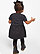 Infant Girls Fine Jersey Dress 1 MODEL-BACK