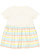 Infant Girls Fine Jersey Dress Natural/Sunkissed Stripe 1 BACK