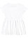 Infant Girls Fine Jersey Dress White 1 BACK