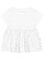 Infant Girls Fine Jersey Dress White/White Spot 1 BACK