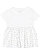 Infant Girls Fine Jersey Dress White/White Spot 1