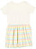 Toddler Fine Jersey Dress Natural/Sunkissed Stripe 1 BACK
