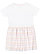 Toddler Fine Jersey Dress White/Lilac Stripe 1