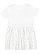 Toddler Fine Jersey Dress White/White Spot 1 BACK