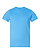 Youth Fine Jersey T-Shirt Aqua Ghosted Front View