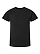 Youth Fine Jersey T-Shirt Black Ghosted Front View