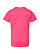Youth Fine Jersey T-Shirt Hot Pink Ghosted Back View