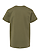 Youth Fine Jersey T-Shirt Military Green Ghosted Back View