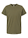 Youth Fine Jersey T-Shirt Military Green Ghosted Front View