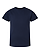 Youth Fine Jersey T-Shirt Navy Ghosted Front View