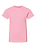 Youth Fine Jersey T-Shirt Pink Ghosted Front View