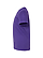Youth Fine Jersey T-Shirt Purple Ghosted Side View