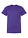 Youth Fine Jersey T-Shirt Purple Ghosted Front View