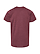 Youth Fine Jersey T-Shirt Vintage Burgundy Ghosted Back View