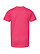 Youth Fine Jersey T-Shirt Vintage Hot Pink Ghosted Back View