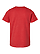 Youth Fine Jersey T-Shirt Vintage Red Ghosted Back View