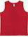 Youth Fine Jersey Tank Top Red 1