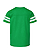 Youth Football T-Shirt Vintage Green/Blended White Ghosted Back View