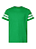 Youth Football T-Shirt Vintage Green/Blended White Ghosted Front View