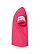Youth Football T-Shirt Vintage Hot Pink/Blended White Ghosted Side View
