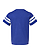Youth Football T-Shirt Vintage Royal/Blended White Ghosted Back View