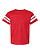 Youth Football T-Shirt Vintage Red/Blended White Ghosted Front View
