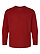 Youth Long Slv Jersey Shirt Garnet Ghosted Front View