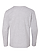 Youth Long Slv Jersey Shirt Heather Ghosted Back View