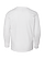 Youth Long Slv Jersey Shirt White Ghosted Back View