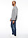 Unisex Statement Fleece Crew 1 Model_Side