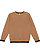 Unisex Statement Fleece Crew Coyote Brown/Black 1