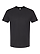Unisex Fine Jersey T-Shirt Blended Black Ghosted Front View