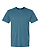 Unisex Fine Jersey T-Shirt Bermuda Blackout Ghosted Front View