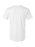 Eco-Friendly CVC T-Shirt White Ghosted Back View