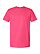 Unisex Fine Jersey T-Shirt Hot Pink Ghosted Front View