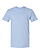 Unisex Fine Jersey T-Shirt Light Blue Ghosted Front View