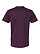 Unisex Fine Jersey T-Shirt Plum Ghosted Back View