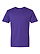 Unisex Fine Jersey T-Shirt Purple Ghosted Front View
