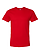 Unisex Fine Jersey T-Shirt Red Ghosted Front View
