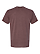 Unisex Fine Jersey T-Shirt Sangria Blackout Ghosted Back View